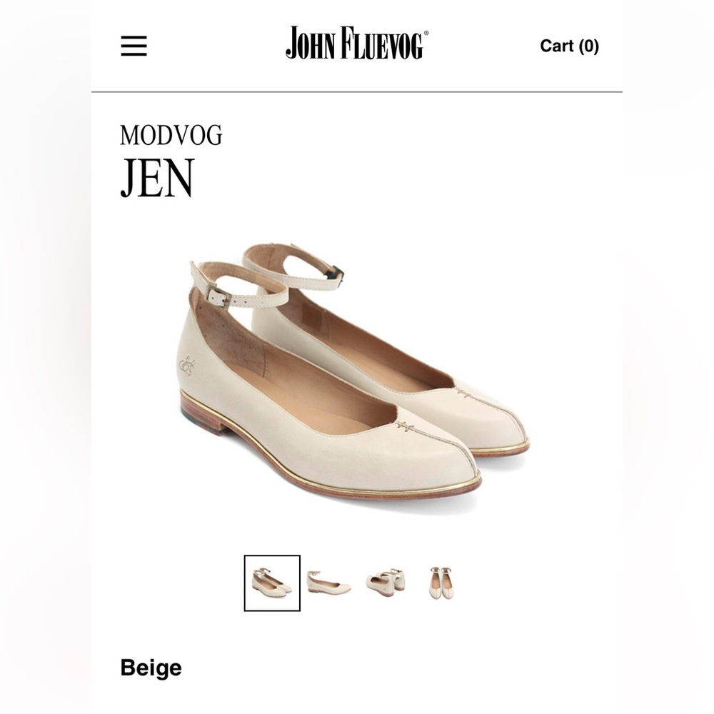 John Fluevog Modvog Jen in beige!